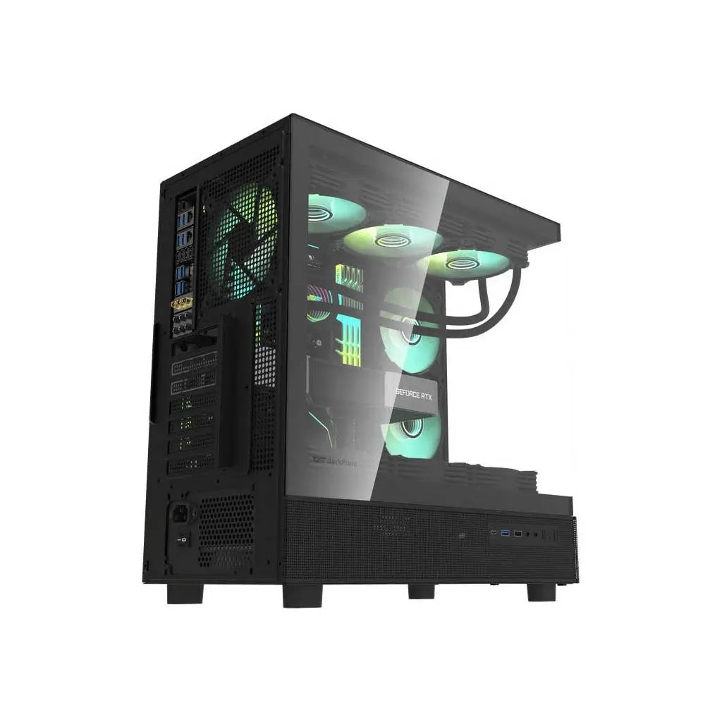 DarkFlash DPX90 ATX Gaming PC Case – 3 ARGB Fans, USB-C, Tempered Glass, Black in Dubai, UAE DarkFlash DPX90 ATX Gaming PC Case – 3 ARGB Fans, USB-C, Tempered Glass, Black in Dubai, UAE